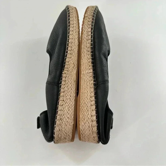 Cole Haan Grand OS womens flats size 8.5 black leather flatform Espadrilles - Picture 6 of 12